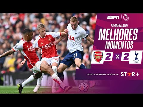 Gols e lances de Arsenal x Tottenhan