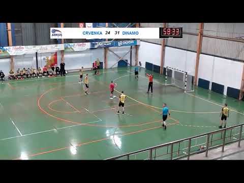 ARKUS liga 10. kolo / RK Crvenka - RK Dinamo