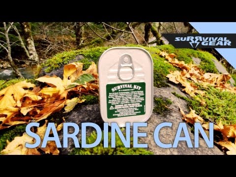 The Whistle Creek Survival Kit Sardine Can - SuRRvival Gear