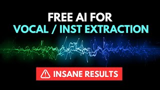 How to Separate Vocals/Instrumentals from Songs with this FREE AI Tool