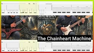 SOILWORK - The Chainheart Machine - How To Play | Guitar Tab | Lesson | Full Cover |