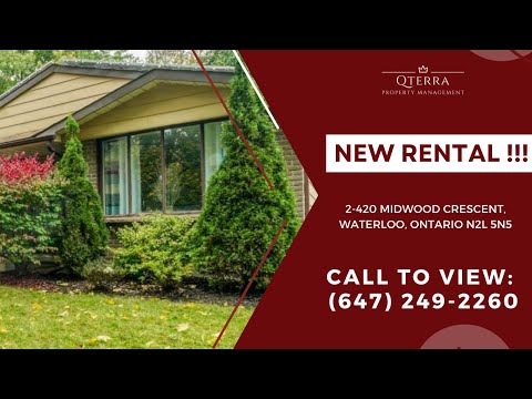 2-420 Midwood Crescent, Waterloo, Ontario N2L 5N5 - Video 7 of 7