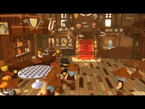 The LEGO Movie Videogame - Flatbush Gulch 100% Guide (Gold Instruction Pages/Pants)