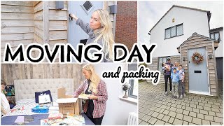 MOVING DAY & PACK WITH ME  |  FIRST LOOK AT OUR NEW HOME  | Emily Norris