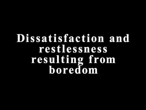 ENNUI - Meaning with Visual