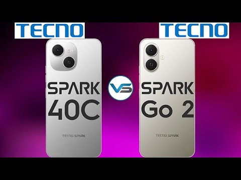 Tecno Spark 40C VS Tecno Spark GO 2 | Tecno Spark GO 2 VS Tecno Spark 40C | Tecno Spark 40 Series