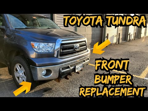 Toyota Tundra Front Bumper Replacement: How to Replace Chrome Bumper ( 2007 - 2021 )