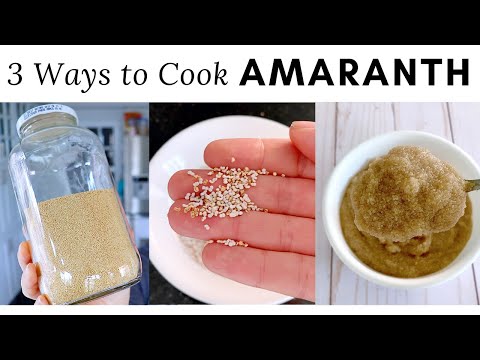 AMARANTH 3 Ways: Popped, Stovetop & Instant Pot!