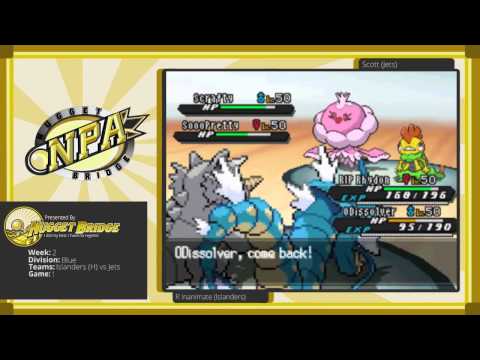 NPA Season 2 Week 2 - R Inanimate (Seafoam Islanders) vs Scott (Mistralton Jets) Game 1