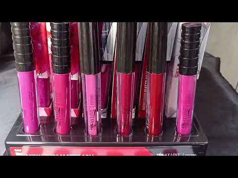 BATOM LÍQUIDO MATTE 12 HORAS 81/121 MAX LOVE BOX COM 48 UN