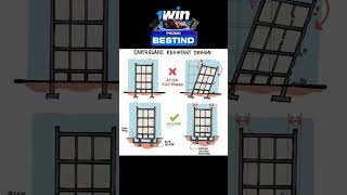 EARTHQUAKE RESISTANT DESIGN #shorts #civilengineering065 #viral