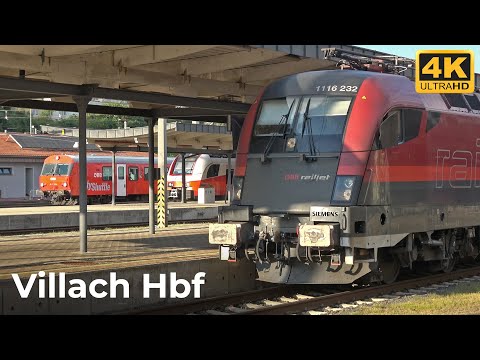 Osterreichisch Züge Vlog #134 - Villach Hbf 02.08.2023