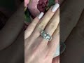 Серебряное кольцо с зеленим аметистом 4.812ct