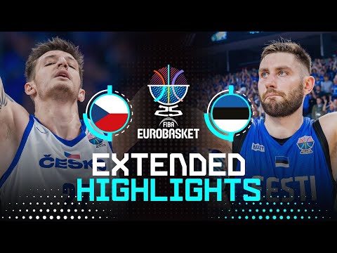 Czechia 🇨🇿 vs Estonia 🇪🇪 | Extended Highlights | FIBA EuroBasket 2025