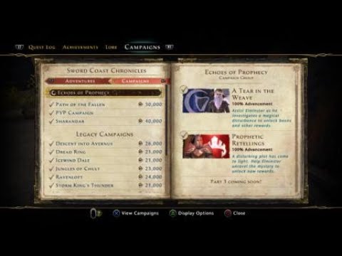 Neverwinter Testing EoP Milestone 2 Rewards (way too long of a video)