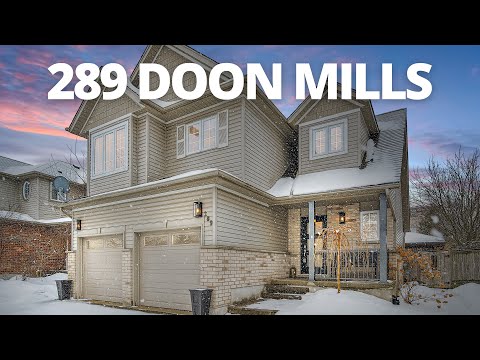 Desirable Doon Mills - 289 Doon Mills - Kitchener Real Estate Video