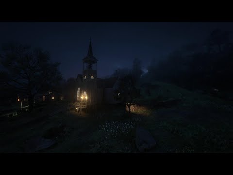 "Stormy Night at the Old Church – Soothing Thunderstorm Ambience | ASMR Rain for Deep Sleep"
