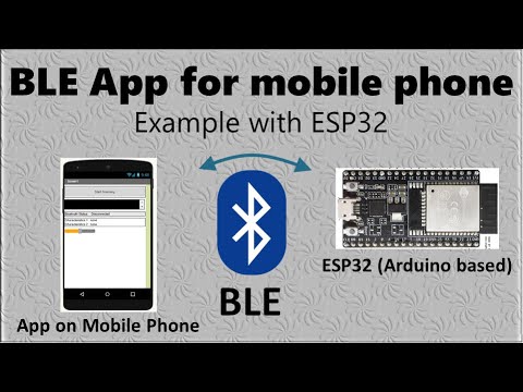Create a BLE app for your mobile phone! Control an ESP32 with BLE
