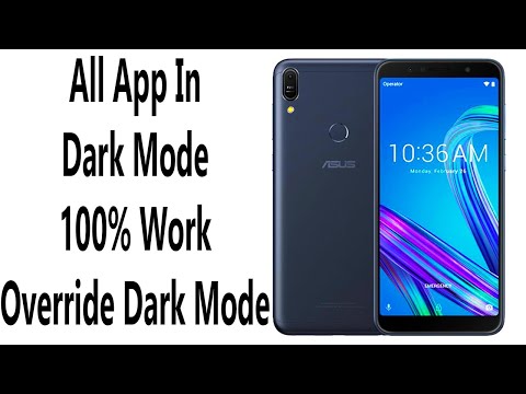 Asus Zenfone Max Pro Enable Override Dark Mode