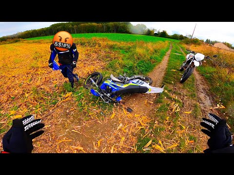A SUBSCRIBER CRASHES HIS MOTORCYCLE IN FRONT OF ME!