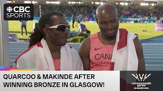 George Quarcoo and Oluwasegun Makinde came to 'handle business' at Commonwealth Games