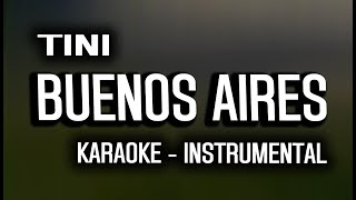 TINI - buenos aires (KARAOKE)