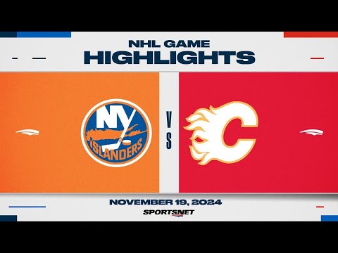 NHL Highlights | Islanders vs. Flames - November 19, 2024