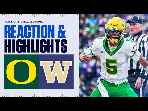 Oregon Ducks vs Washington Huskies | Full Game Highlights | CBS Sports College Football
