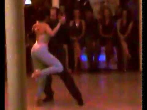  Juan Carlos Martinez  and  Nora Witanowsky  are  dancing  at  Pasqua Tango Festival  in  2016