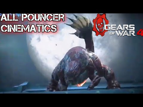All Pouncer Cinematics - Gears of War 4
