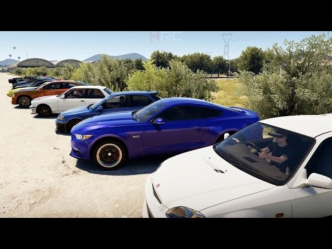 Forza Horizon 2 (XB1) All Motor Shootout Pt.2 | S550 GT Build, 1/8 + 1/4 Mile Drags, Rolls & More