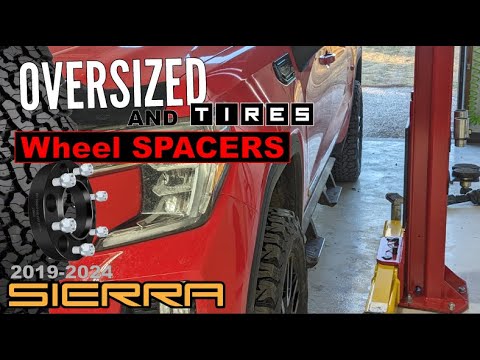 2019-2024 GMC Sierra: Oversized Tires & Spacers (Install)