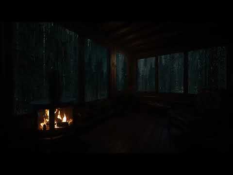 Lluvia Relajante Para Dormir - Sonido de Lluvia y Truenos en Techo - Sonidos de lluvia para dormir