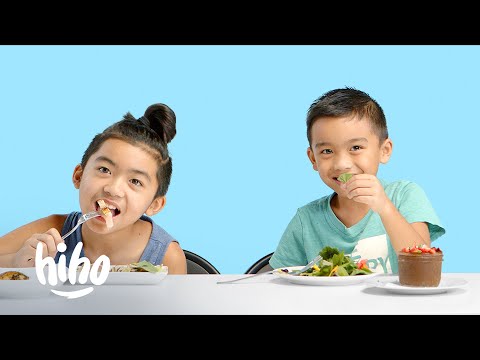 挑嘴的孩子們試吃永續性食品大挑戰!(Kids Try Sustainable Foods | Kids Try | HiHo Kids)