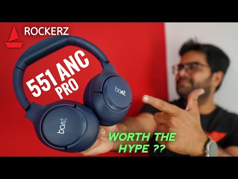 Thumbnail for boAt Rockerz 551 ANC Pro Headphone with APP Support ⚡⚡ Worth the Price ??