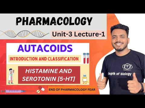 Autacoids introduction || Autacoids classification || Histamine and 5HT (serotonin) antagonists