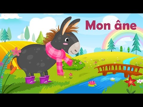 Mon âne - Comptine avec gestes pour enfants et bébés (avec les paroles)