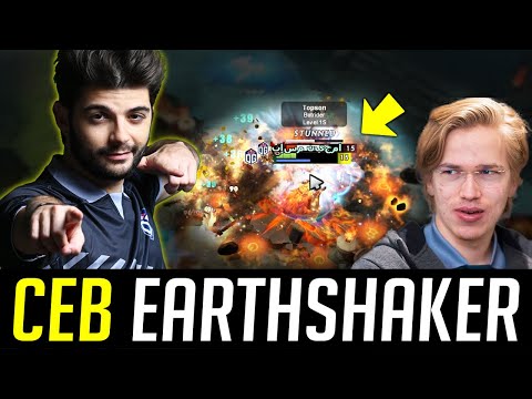 Ceb EARTHSHAKER Offlane vs. Topson BATRIDER DOTA 2