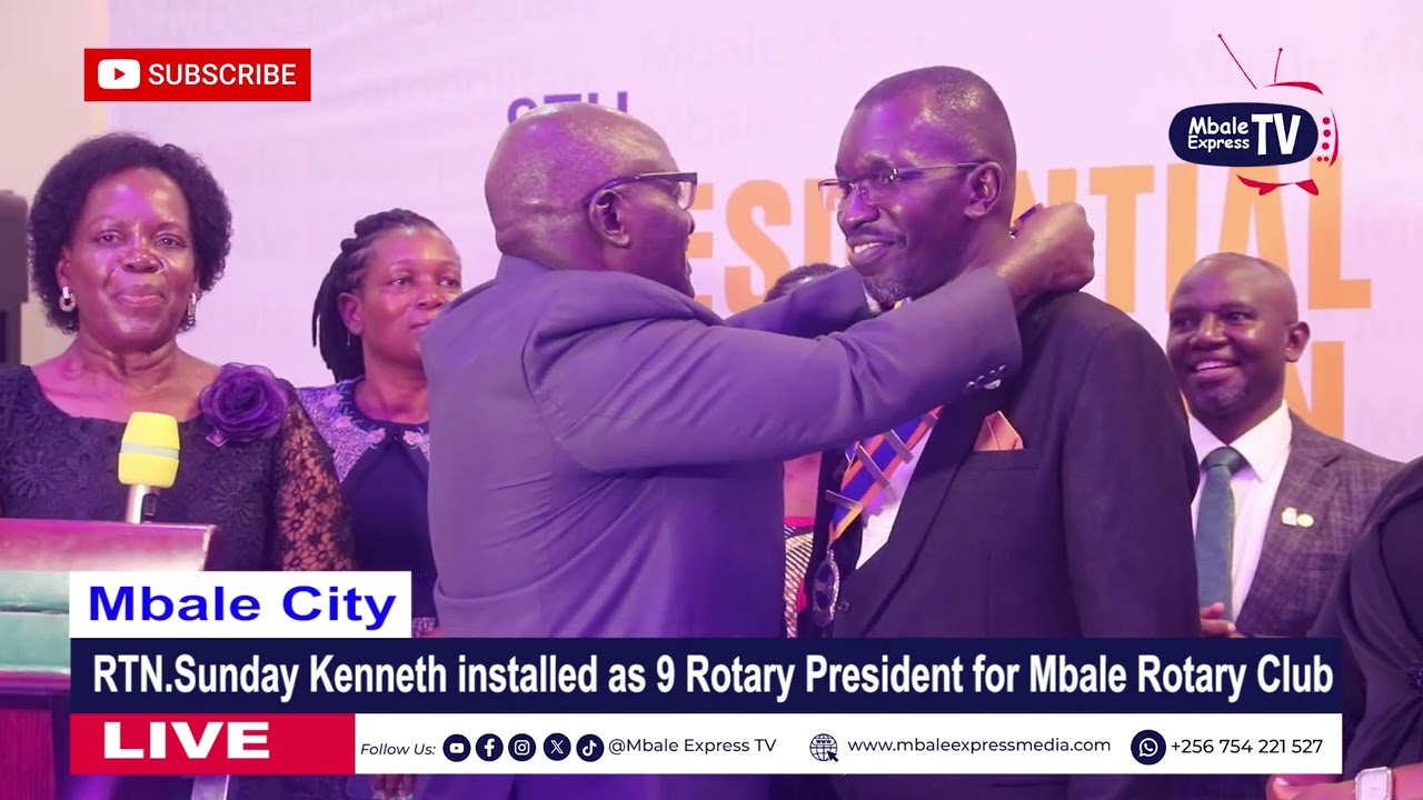 Rotary Club of Mbale Metropolitan installs ninth President
