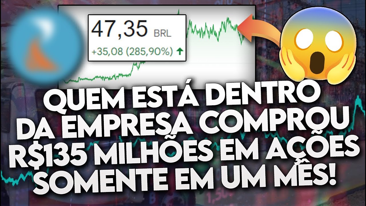5 AÇÕES que os DONOS e DIRETORES estão COMPRANDO! (Os INSIDERS COMPRARAM MUITO) - TOP 5