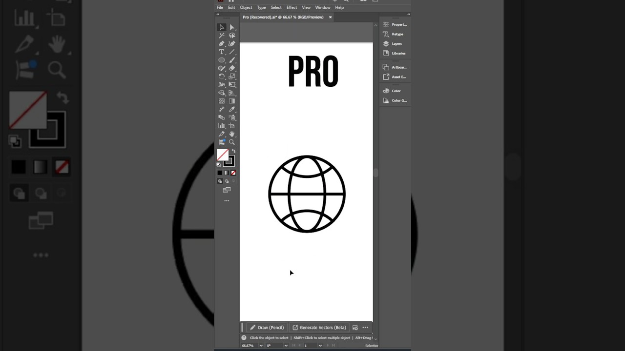 adobe illustrator Globe icon #shorts #trending #adobeillustrator #illustratortutorial