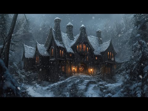 A Winter Castle in the Dark Woods | Medieval Celtic Winter Ambience for Study, Reading & Relaxation