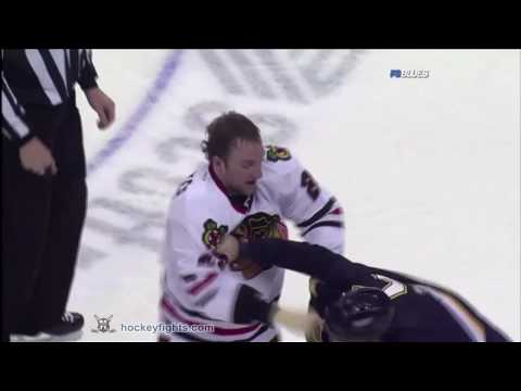 Cam Barker vs Barret Jackman Feb 6, 2010