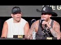 Jake Paul vs Nate Diaz • Final Press Conference & Face Off Video