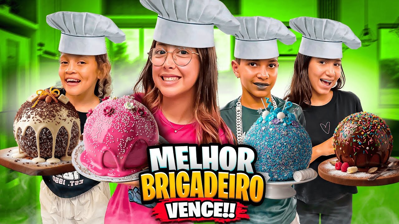 WHO MAKES THE BEST BRIGADEIRO? 🍫👩‍🍳 *Lulu vs Arthur vs Júlia vs Eloah!