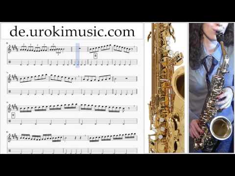 Saxophon Tenor Lernen Meghan Trainor All About That Bass Teil#1 Saxophonunterricht Noten Schule Lied