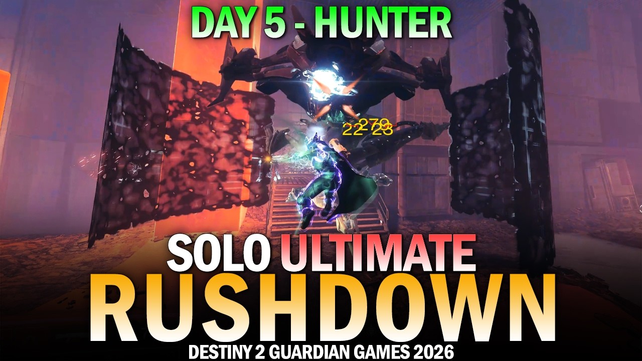 Solo Ultimate Rushdown (Day 5) - Hunter [Destiny 2 Guardian Games 2026]