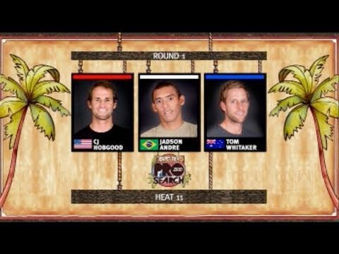 Round 1, Heat 11 - CJ Hobgood vs Jadson Andre vs Tom Whitaker