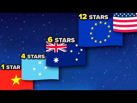 Flags With Stars (From 1 to 50) | Fun With Flags