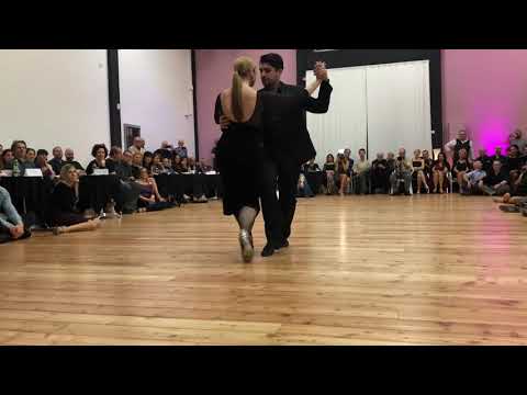  Fernando Sanchez  and  Ariadna Naveira  are  dancing  to  the  tango  "  Gallo Ciego  "  at  Roma Tango Festival  in  2019